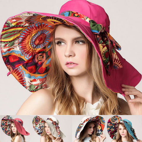Floral Summer Sun Hat