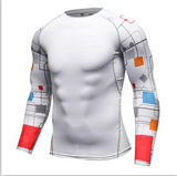 Mens Compression Shirt Body Base Layer Thermal Tops
