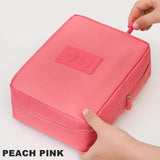 Waterproof Portable Cosmetic Bag with Zipper