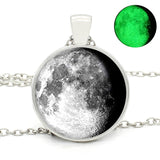 Glow in the Dark Moon Necklace