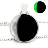 Glow in the Dark Moon Necklace